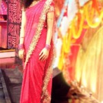 Palak Muchhal wears saree pink